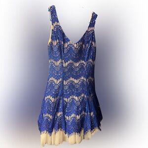 Cocktail dress (blue)